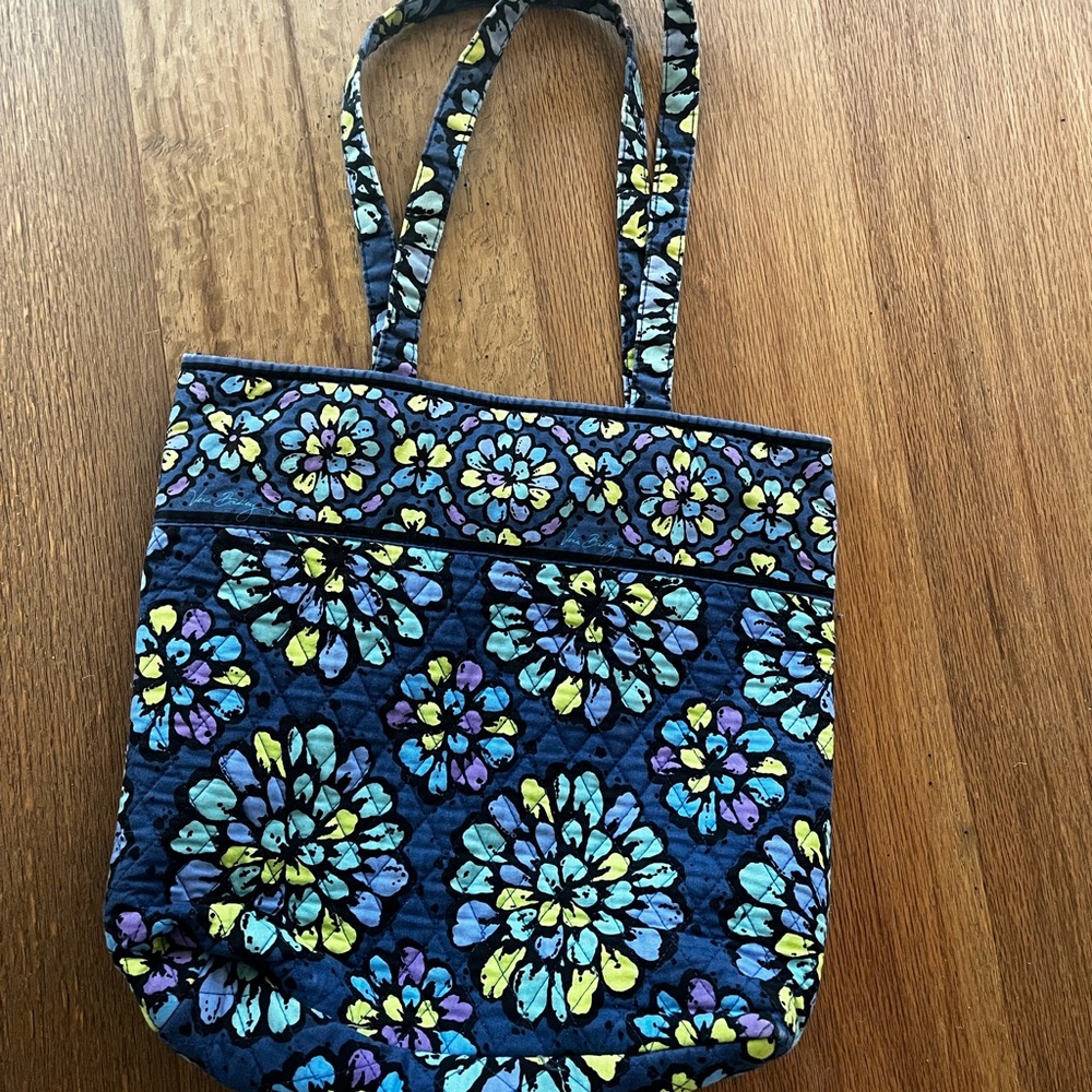 Vera Bradley cotton quilted tote bag